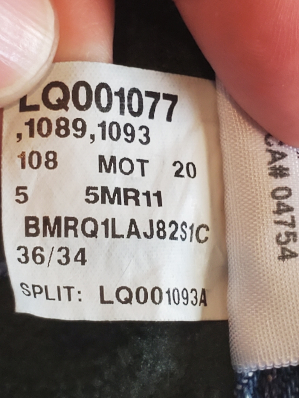 LL Bean Insulated Jeans Fleece Lined Relaxed Fit Men’s Medium Wash Size 36x34. - Picture 6 of 6